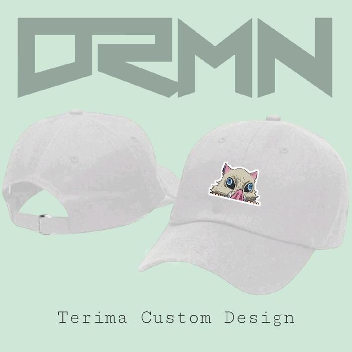DRMN.ID Topi baseball / besbol logo " INOSUKE DEMON SLAYER " topi unisex custom Design sablon dtf