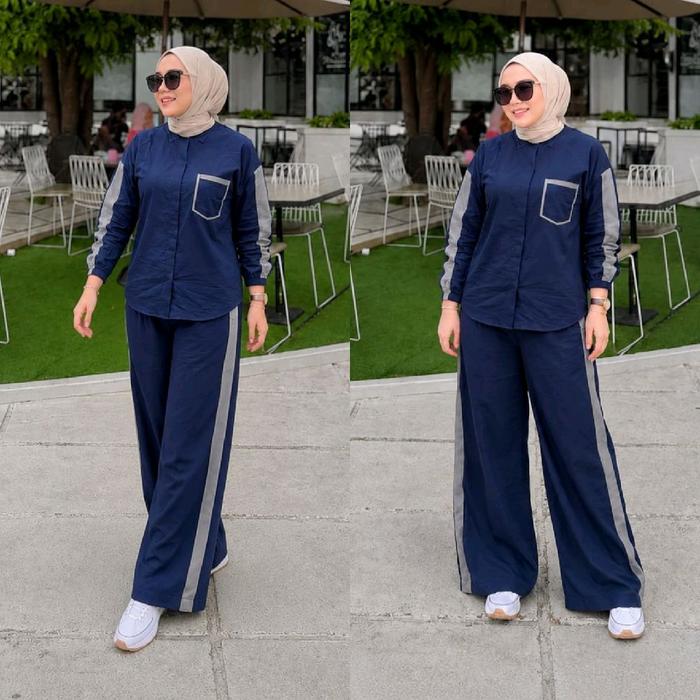 SET CELANA AZIRA KEMEJA by VIENARA