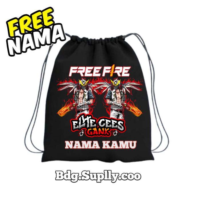 TAS SERUT ANAK STRINGBAG FF ELITE SG RAPPER SAYAP KEMBAR LIMITED EDITTION FREE NAMA