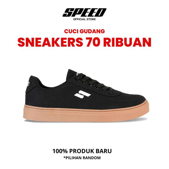 Speed - Sepatu Pria - serba 80 ribuan - produk original 100% baru - produk cuci gudang - sneakers pr