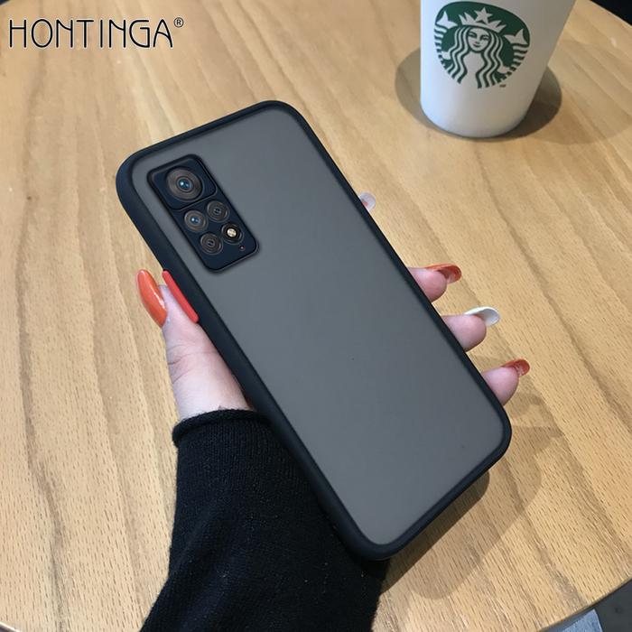 Hontinga Casing Xiaomi Redmi Note 11 Pro, Sarung HP Ultra Tipis 5G