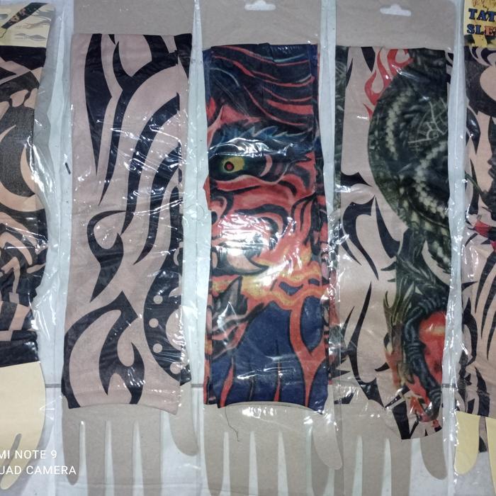 TERBARU tato stoking tangan sepasang