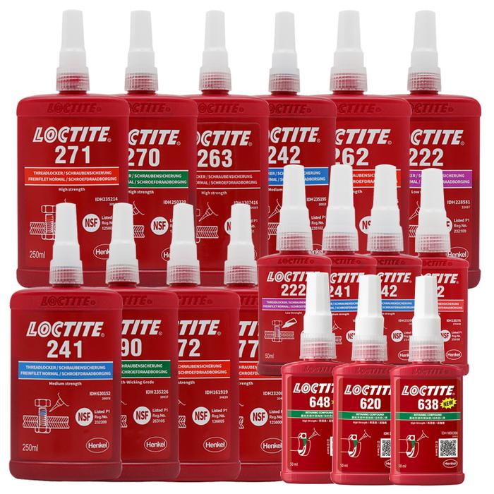 50ml/250ml Loctite Screw Glue 241 262 263 277 290 271 243 222 242 272