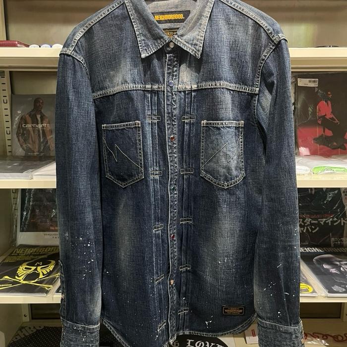 NEIGHBORHOOD BLUE DENIM SHIRT