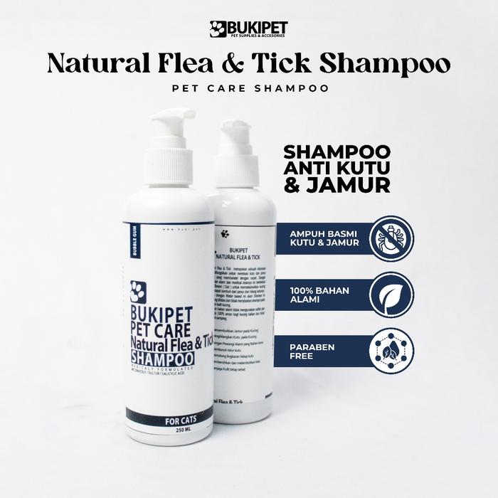 Shampo Kucing Anti Jamur Shampoo Anti Rontok – Natural Flea & Tick