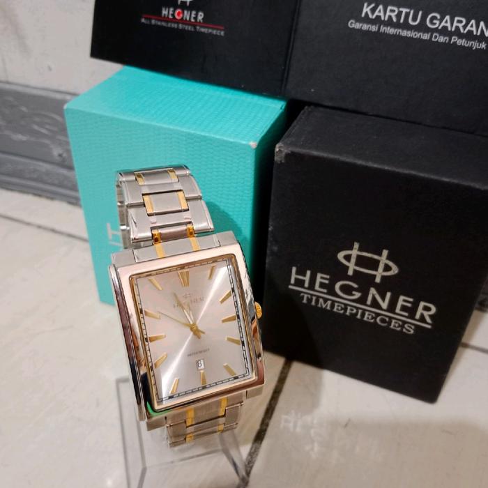 Dijual Murah Jam Tangan Pria Hegner 1597 G Original Bergaransi Resmi