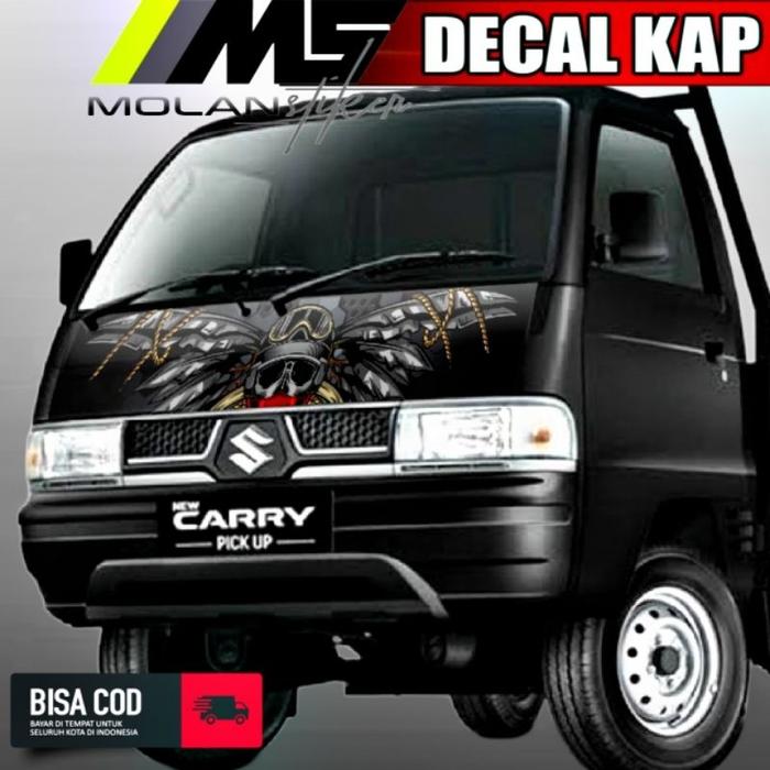 Decal Sticker Striping Variasi Kap/Kabin Suzuki Carry Futura & Mitsubishi Colt T120SS - Decal Kabin