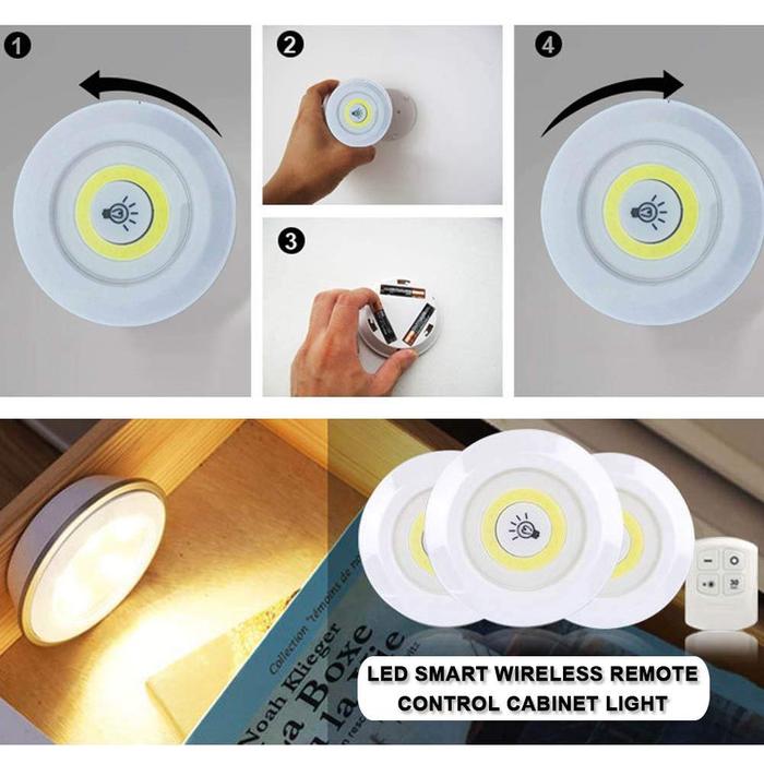 Smart Wireless Remote Control Night Light Decorative Kitchen Closet