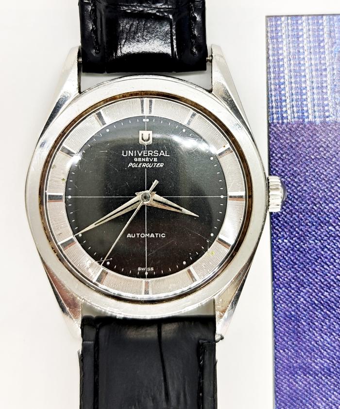 Universal Geneve Polerouter Automatic desain Ikonik Gerald Genta (Patek Philippe Nautilus),Kolektor 