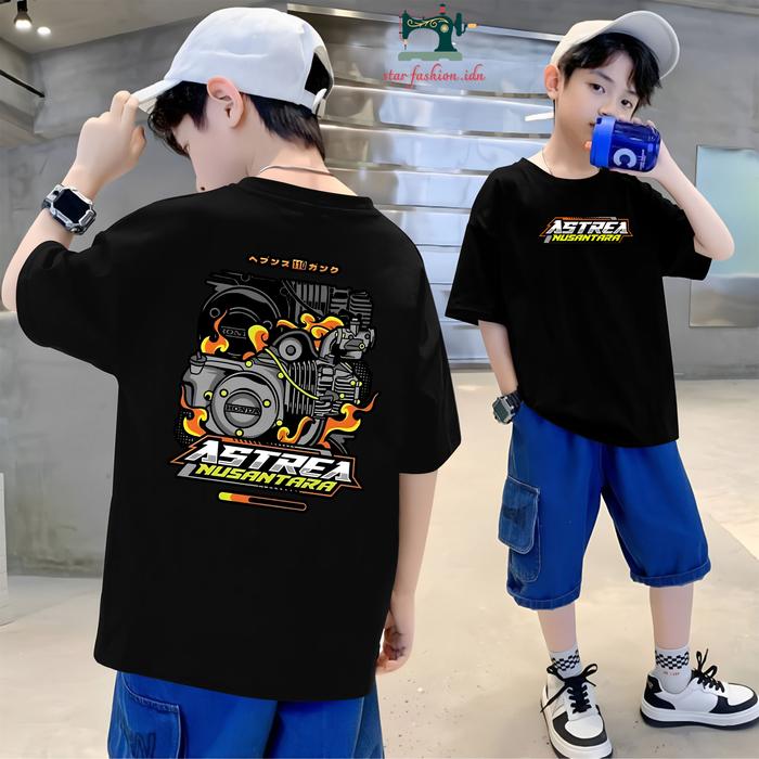Kaos ANAK Racing Astrea Nusantara Mekanik Amatir Pria - Sablon, Combed 30s