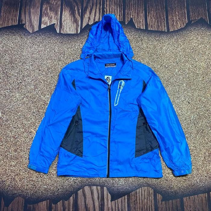 jaket outdoor KAPPA multi colour kombinasi warna jaket windbreaker parasut tipis hoodie bisa di lipa