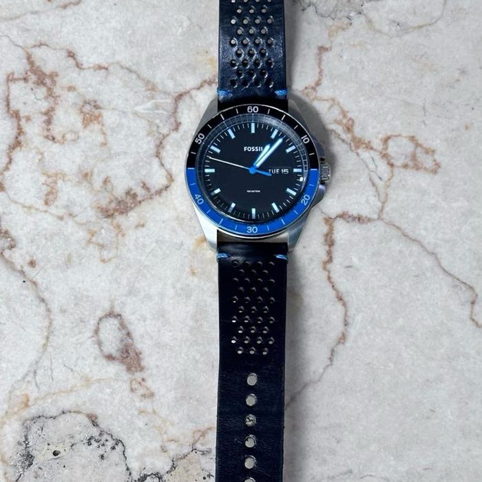 Jam Fossil FS 5321 Black - Preloved