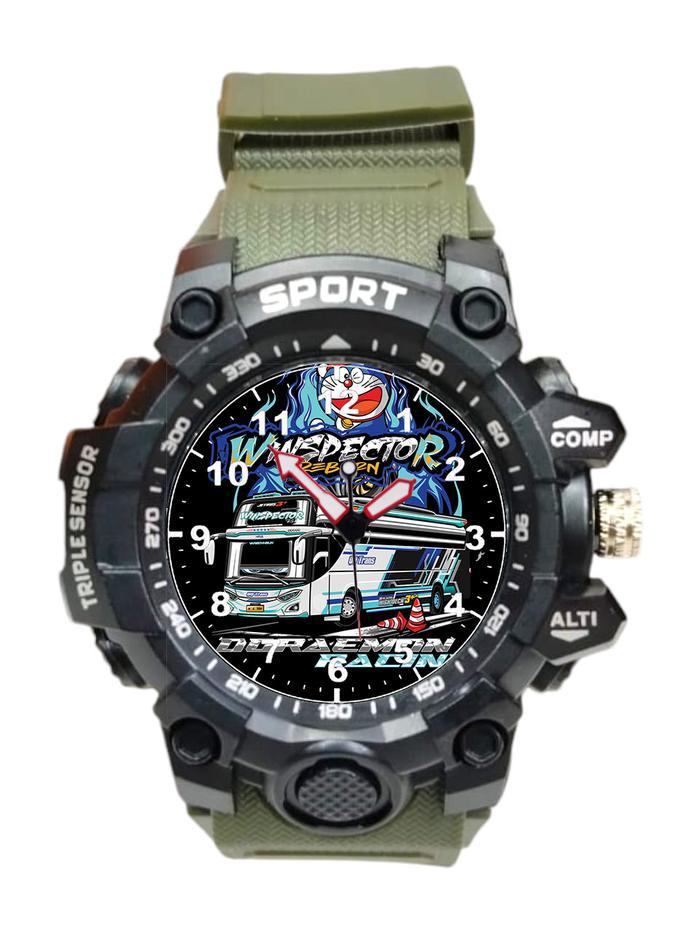 Jam Tangan Anak Bus Qq Trans Winspector Strobo Keren Terbaru