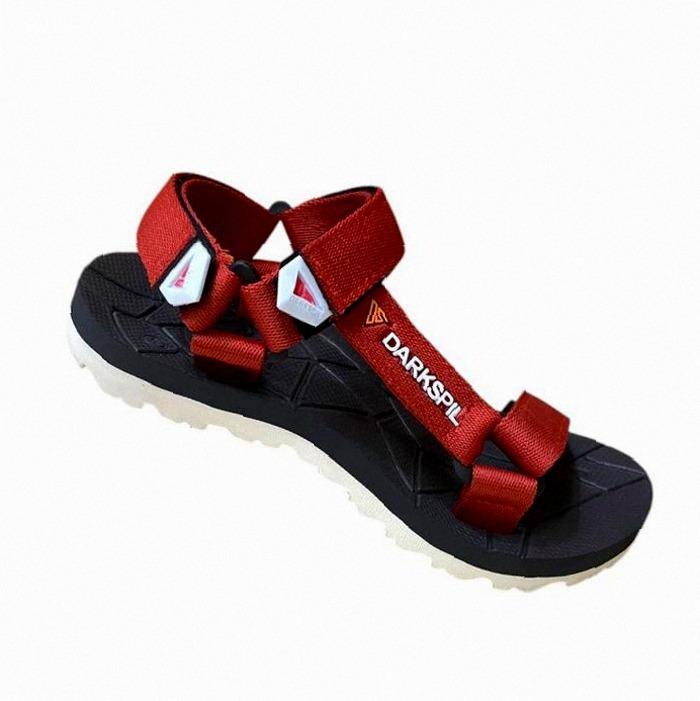 Sandal gunung Darkspil-sandal jepit merah bata cream pria wanita 36-43. Outdoor flexible ringan kare