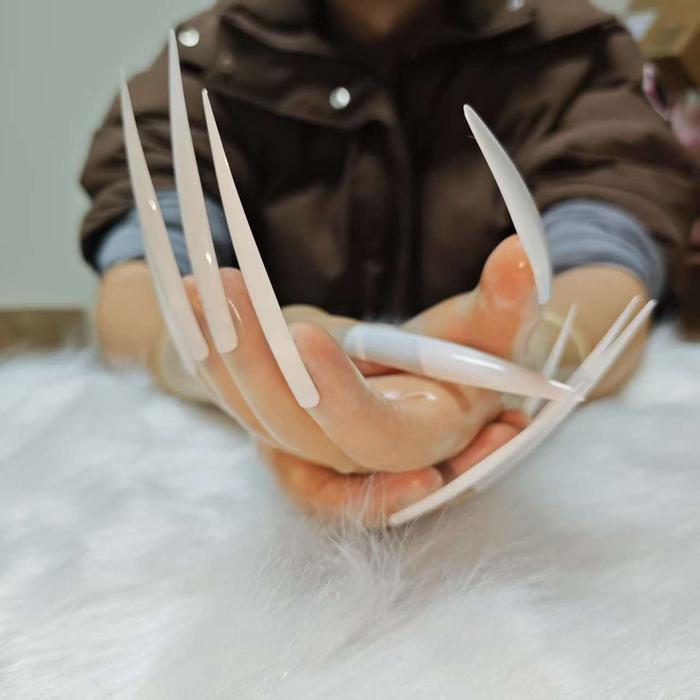 Natural latex  kigurumi Halloween vampire cosplay transparent elastic zentai medium long gloves with