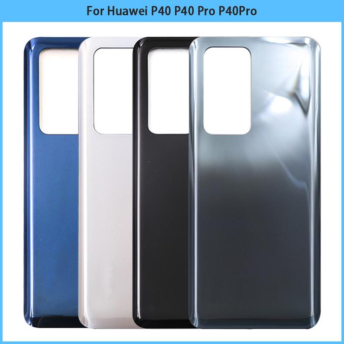 New For Huawei P40 P40 Pro Battery Back Cover 3D Glass Panel Rear