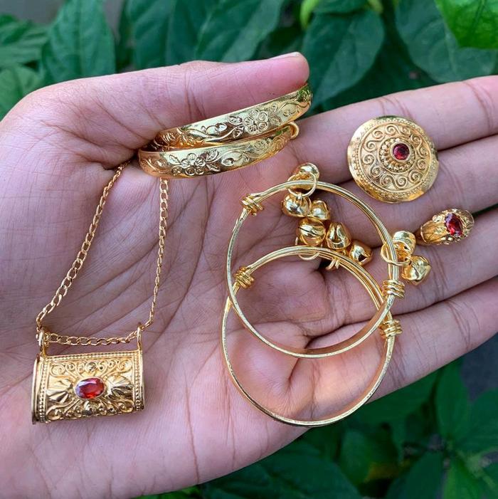 kalung bayi 3 bulanan xuping set
