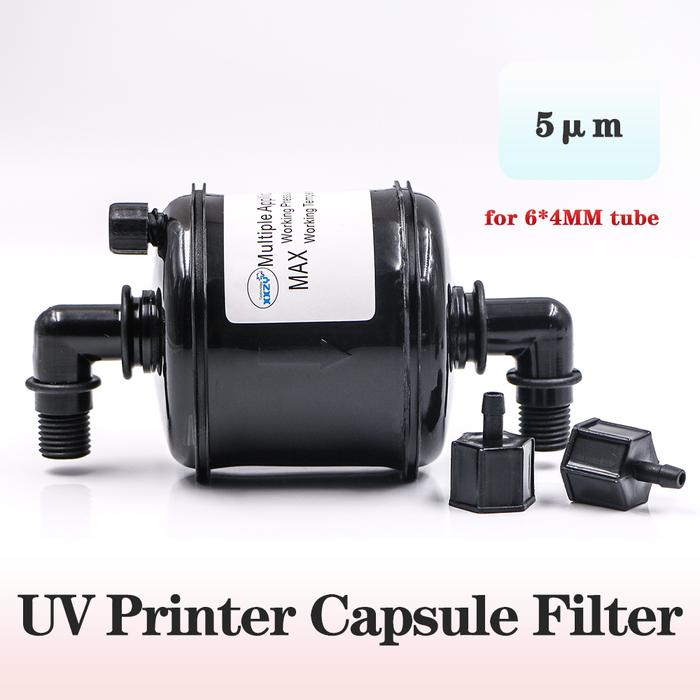 Multiple Application Capsule Black Big Filter 5 Microns for UV Flatbed Machine Ink Filter