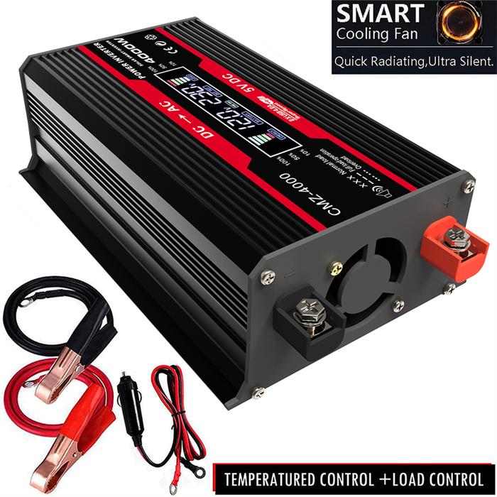 Solar Power System Power Inverter 18W Solar Panel Battery Charge