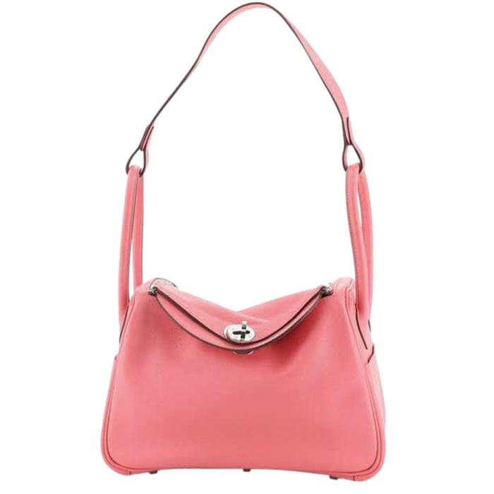 Tas 26Hermes Lindy26 Warna Pink Peach Premium Selempang Wanita