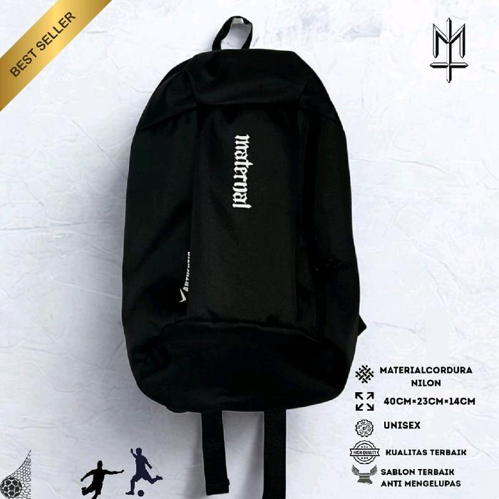 MATERNAL DISASTER-TAS FUTSAL TERBARU Ransel Olahraga Sporty Pria Wanita Tas sepatu tas gym 10L
