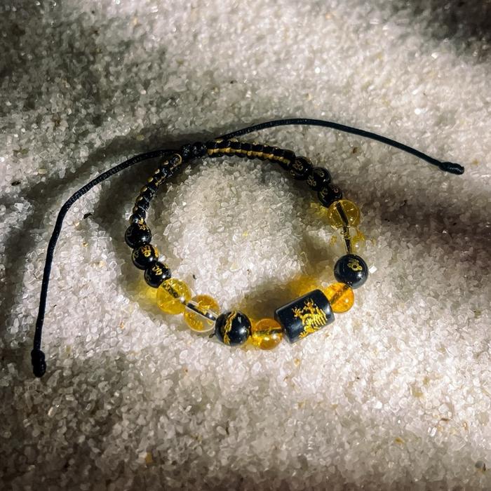 Gelang Naga Hitam Kemakmuran Raja Keberuntungan - Midnight Dragon