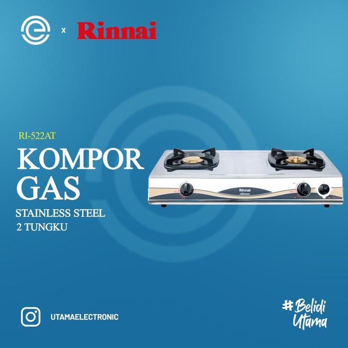 RINNAI Kompor Gas 2 Tungku RI-522AT