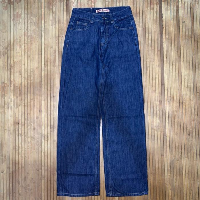 ACNE STUDIOS WIDE FIT BLUE JEANS DENIM prada maison margiela