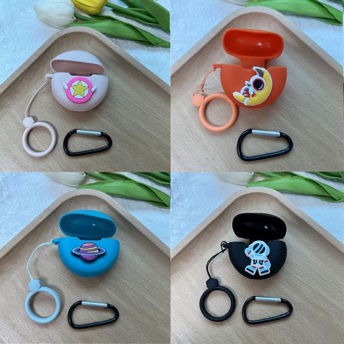 Soft Case Silikon Earphone Bluetooth Motif Kartun Untuk Air Pro 6 TWS