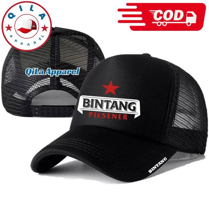 New arrival QiLa Apparel Topi Trucker BINTANG PILSENER - Topi Distro BINTANG PILSENER Logo - Topi BI