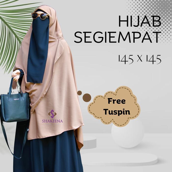 KHIMAR WOLFIS JUMBO/ JILBAB SEGIEMPAT WOLFIS 150X150/ KHIMAR 150X150