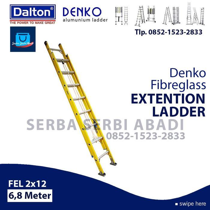 tangga fiberglass PLN 6,8 meter merk DENKO