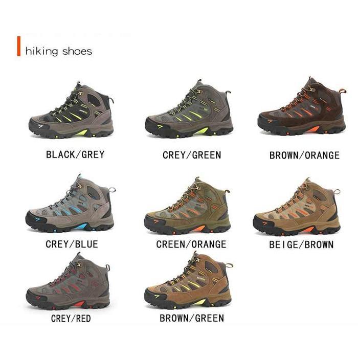 Sepatu Gunung Pria Hiking SNTA 493 Mid Series Semi Wateroof *