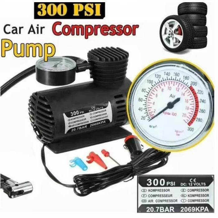 Pompa angin elektrik ---- Ban mobil motor sepeda
