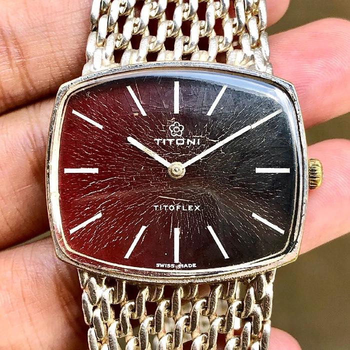 Vintage Titoni Titoflex Gradasi Dial Swiss Made