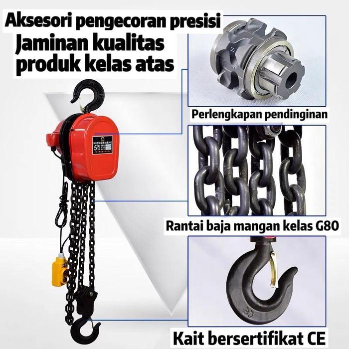 electric chain hoist 2 ton x 9 meter