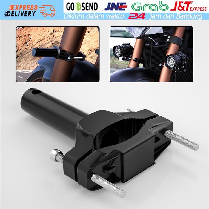 Universal Bracket Dudukan Lampu Depan Bumper / Dudukan Lampu Sepeda Motor