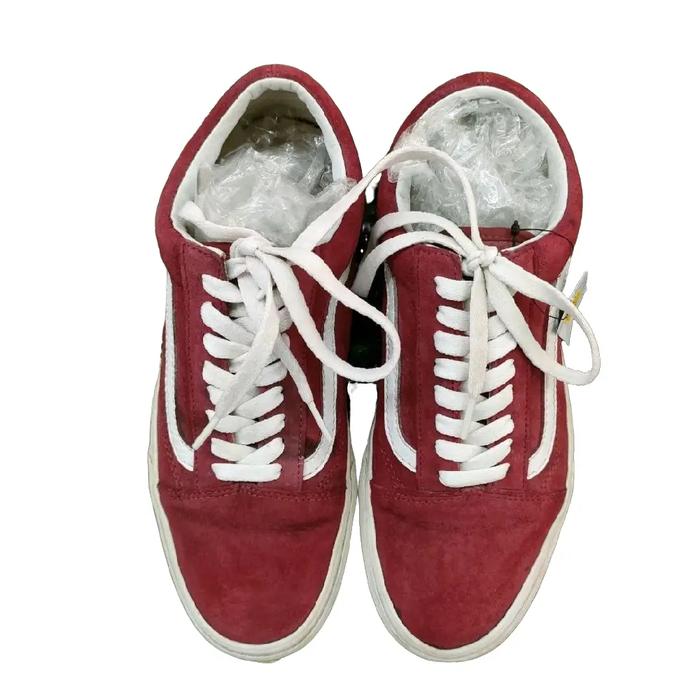 SEPATU SECOND VANS OLD SKOOL LOW MERAH SIZE 42