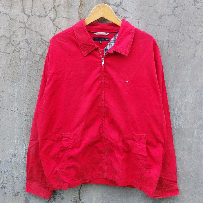 jaket tommy hilfiger casual work jacket over size xxl second