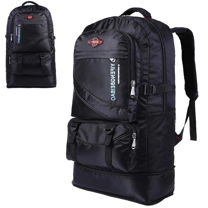 Men's 60L Outdoor Backpack Travel Waterproof Rucksack Climbing