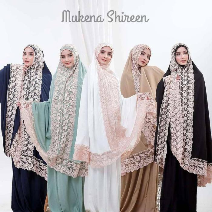 PROMO - MUKENA SHIREEN / MUKENA DEWASA SHIREEN JUMBO / MUKENA RENDA MEWAH / MUKENA KATUN RAYON /