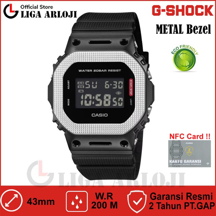 Casio G-Shock GM-5600BM-1DR Jam Tangan Pria Digital Metal GSHOCK GM-5600BM-1 GM 5600BM 1DR GM5600