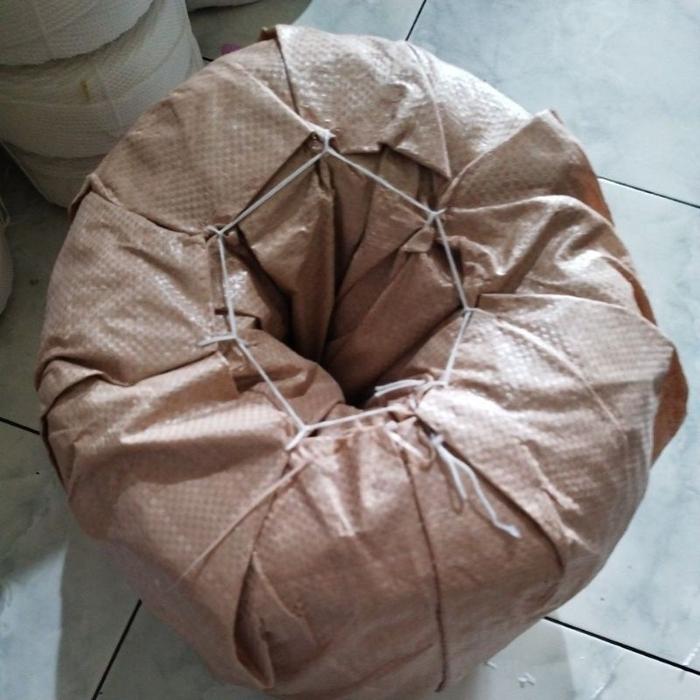1 Roll Tali Tambang Ukuran 8mm -+220Meter Nylon Putih Nilon Besar Kecil