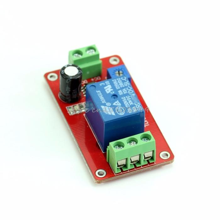12V Delay Timer Relay NE555 Adjustable Delay Switch 1 to 20 Second DC