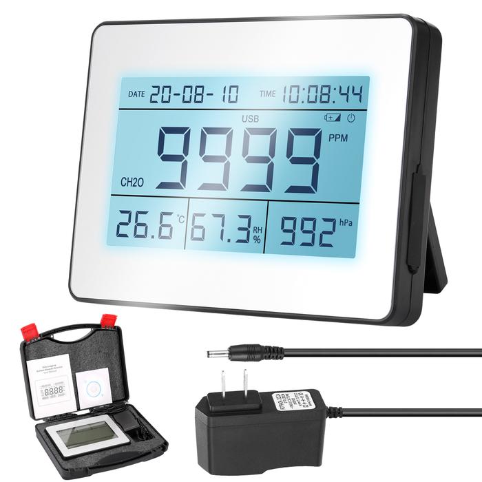 LCD Data Logging Formaldehyde Detector with Formaldehyde