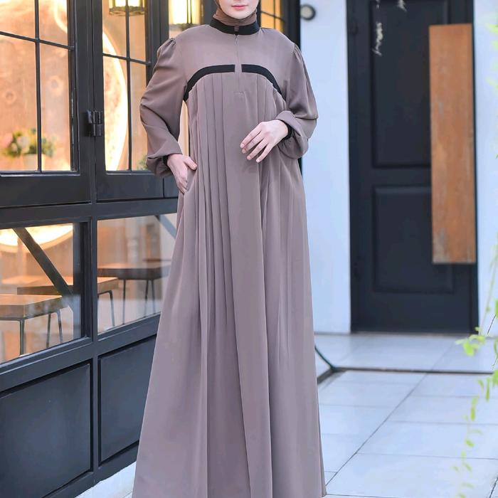 gamis terbaru bahan adem  by virgo