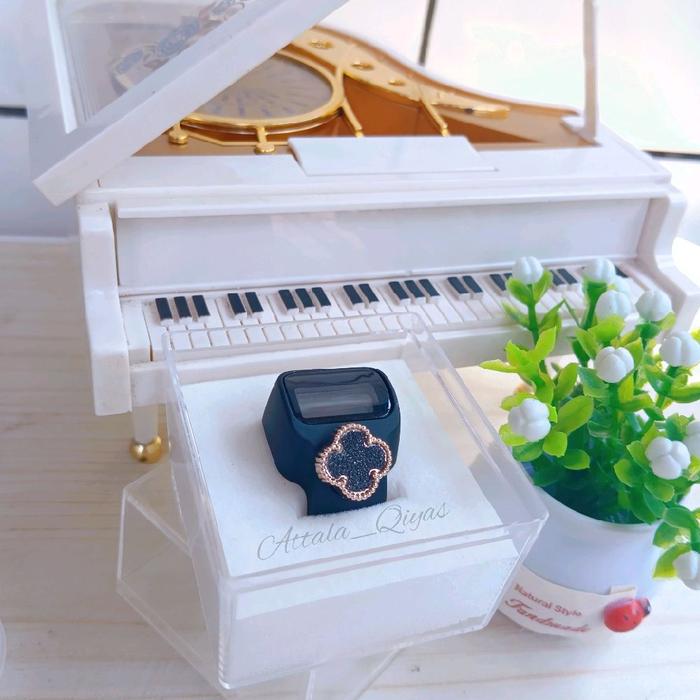 Attala_Quyas Tasbih Digital LED Ring Premium Alat Hitung Zikir Modern Souvenir Umroh Haji dengan Des