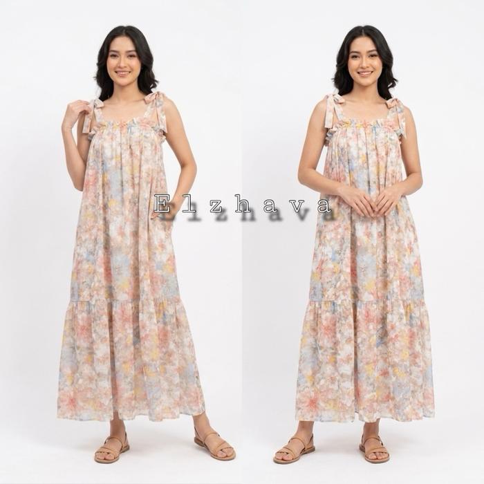Elzhava homewear 2 Zoya dres premium / Elzhava dres pantai rayon wanita