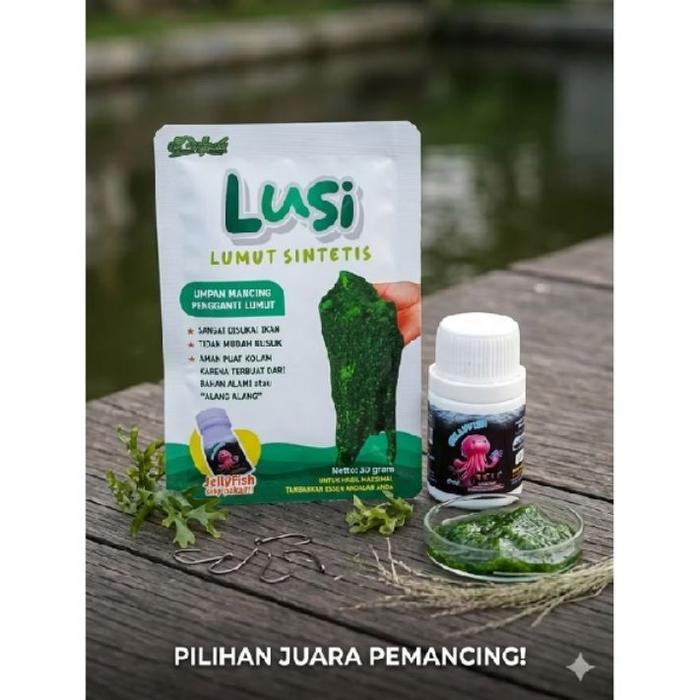 Paket Umpan Pancing Jitu (lusi&Jellyfish) Gacor Buat Mancing Nila Mujaer