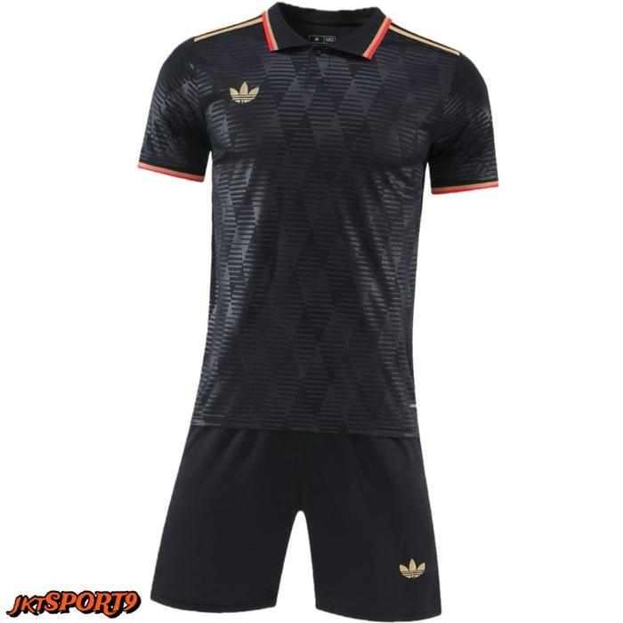 SETELAN JERSEY FUTSAL KERAH WANGKY KANCING SATU BUNGA NEW 2025 SIZE MXXL / BAJU FUTSAL IMPT GRD O.R 